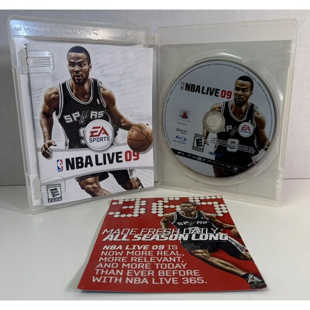 NBA Live 09 (Sony PlayStation 3/PS3, 2008)